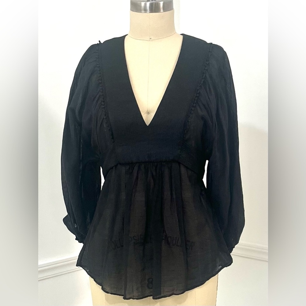 Beautiful sheer silk georgette blouse by Erica Davies